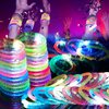OLUPP 48 Pack LED Light Up Bracelets, Glow in the Dark Party Supplies, 6 Color Glow Bracelets, Rave Party Favors for Kids/Adults Birthday, Concert,Goodie Bag Fillers, New Year