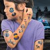 Police Temporary Tattoos - Police Birthday Decorations Pary Favor Supplies Kids Teen Boy Girls Gift Idea Christmas Festival Holiday Décor