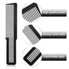 10 Pieces Hair Cutting Comb Fine Tooth Styling Comb Barber Styling Hair Comb Clipper Cutting Comb for Home Salon Barber (Black, White, Pink)