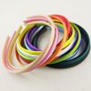 Hixixi 20pcs pack Girls/Women Diy Satin Fabric Covered Ribbon Headbands Hairband (20pcs)