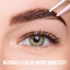 ESOTERIQUE Dual-Ended Eyebrow Pencil & Tinted Gel, Waterproof Eyebrow Tint with Ultra-Fine Eyebrow Pencil, Effortless Natural Looking Brows, All Day Wear - Dark Brown