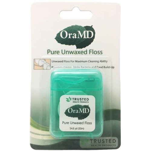OraMD Bass Toothbrush & OraMD Pure Unwaxed Dental Floss Packs (3 Pieces Each)