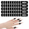 YUXIANLB 100 Pcs Nail Polish Protectorfor Fingers, 99.99%+ U V Finger Protection Cuticle Protector Tape for Nail Painting, U-Shaped French Tip Nail Polish Barrier Peel Off for Nails Stamp Nail Art