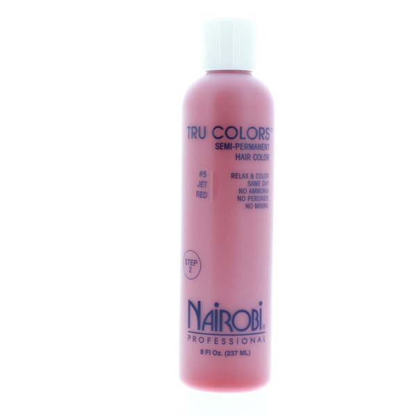 Tru-Colors Semi-Permanent Hair Color #5 Jet Red 8 oz. Unisex