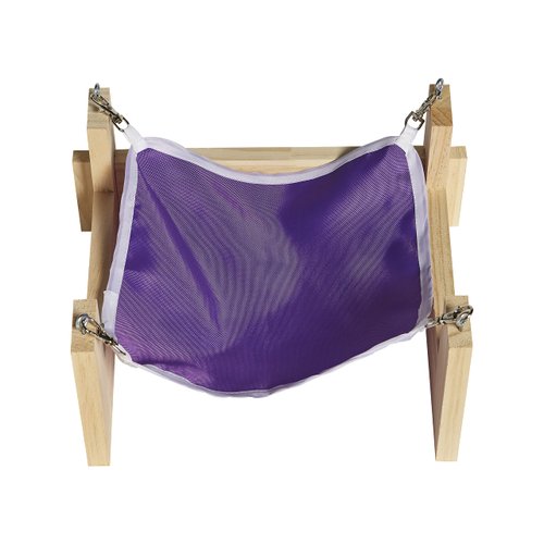 Kaytee Hammock with Stand 11" x 12.5" x 5.25",Purple