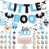 Blue Halloween Baby Shower Decorations Little Boo Baby Shower Decorations Halloween Baby Shower Decorations for Boy Baby Shower Halloween Decorations
