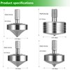 CHEETOP Stainless Steel Spinning Top, Precision Mini Desktop Gyroscope, Kill Time Reduce Stress ADHD Toys, Perfect Balance Gyro (4PCS Style 1+Style 2+Style 3+Style 4)
