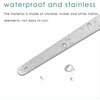 Diamond Dust Nail File - Stainless Steel Nail Dresser Nail Buffering Files - 2PC 6inch