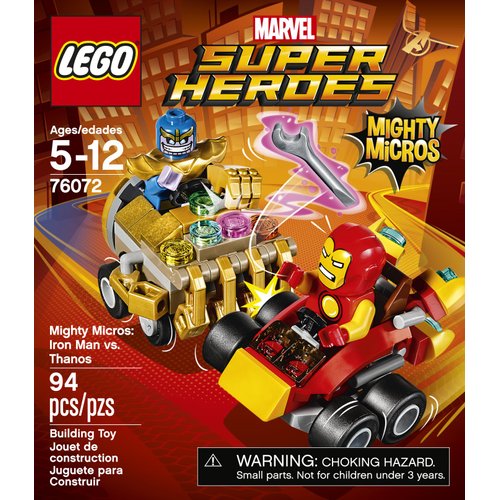 LEGO Super Heroes Mighty Micros: Iron Man Vs. Thanos 76072 Building Kit