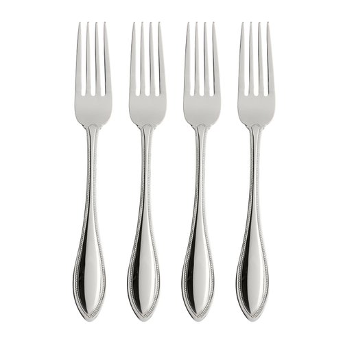 Oneida American Harmony Everyday Flatware Dinner Forks, Set of 4