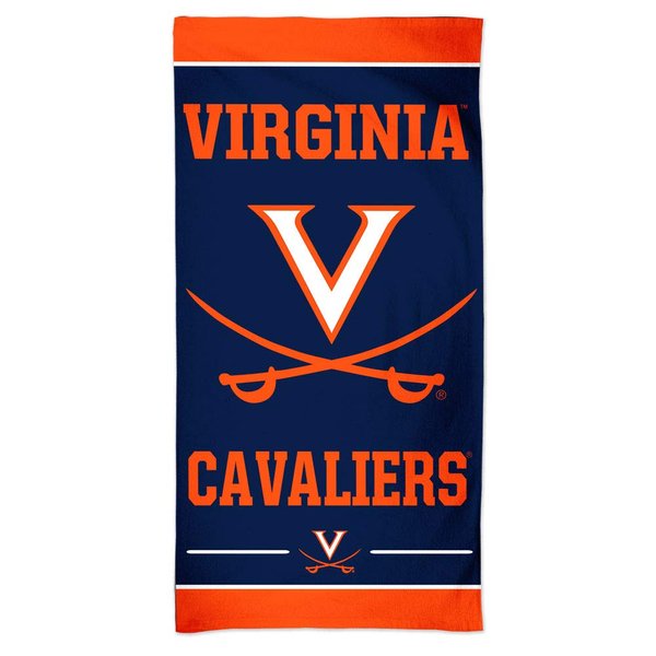 WinCraft NCAA Virginia Cavaliers Beach Towel, 30"x60", Team Color