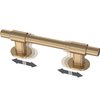 Franklin Brass Adjusta-Pull Bar (5-Pack) Adjustable Cabinet Handles 1-3/8" to 4" Adjustable Hole Distance Champagne Bronze Cabinet Pulls Cabinet Hardware Dresser Handles Gold Drawer Pulls P44364-CZ-B