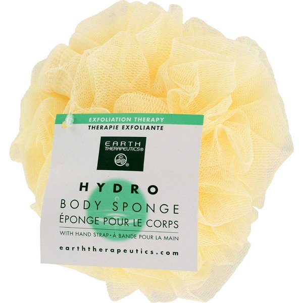 Earth Therapeutics Hydro Body Sponge With Hand Strap Natural