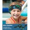 MoKo Swimming Headband for Kids, Cute Swinmmers Headband Ear Band for Kids Keep Water Out Waterproof Ear Protection Band for Bathing Swimming Ear Band for Kids Age 1-3 S Size, Blue Rhino Dinosaur