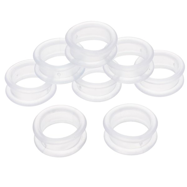 balacoo 8 Pcs Silicone Scissors Finger Rings: Clipper Rings for Hairdressing Scissors Finger Protectors, Grips Inserts Grooming Shear Finger Inserts for Hair Cutting Scissors