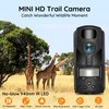 OUTDOOR EXPERT 20MP Mini Trail Camera,1080P Hunting Trail Camera with No Glow 940nm Night Vision Motion Activated IP66 Waterproof,80ft Illumination Range Hunting Game Cam for Wildlife Monitoring
