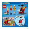 LEGO® City Fire Helicopter 60318 Building Kit for Kids Aged 4;Firefighter;Vendor Minifigures