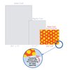 The Best Card Company - Box of 10 All Occasion Note Cards (4 x 5.12 Inch) - Blank Assorted Bulk Set - Hot Dots M3066