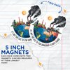 (2 Pack) Save The Planet Magnets - Environmental Awareness - Climate Change Action - Eco-Friendly Decor - Save Our Earth - 5" On Longest Side - for Cars, Fridges, Toolboxes - Made in USA - MAG7687