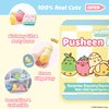 Hamee Pusheen The Cat [Surprise Blind Capsule] [Fruits Series] Cute Water Filled Squishy Toy [Birthday Gift Bags, Party Favors, Gift Basket Filler, Stress Relief Toys] (Assorted - 1 Pc.)