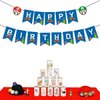 Birthday Banner For Mario, Video Games Birthday Theme Party Supplies,Video Games Birthday Party Decoration