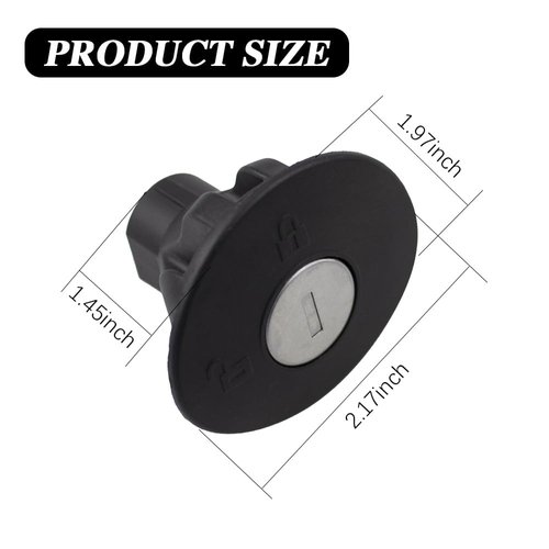 Gas Cap Fuel Tank Cap, Locking Fuel Tank Gas Cap, Car Locking Fuel Cap Cover 8U5Z-9C268-B, Gas Cap Lock and Keys for Ford Edge Escape Expedition Lincoln MKS MKT Mercury Mountaineer