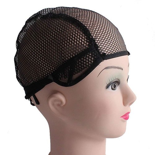 PRETYZOOM 2 PC Black Mesh Wig Cap Net Wig Caps for Women Black Wig Black Wig Hair Crochet Hook Wig Caps Bulk Mesh Wig Nets Wig Making Liner Wig Hair Cover Net Short Hair Wig Head Net Cap