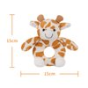 Apricot Lamb Baby Lovey Giraffe Soft Rattle Toy, Plush Stuffed Animal for Newborn Soft Over 0 Months (Yellow Giraffe, 6 Inches)