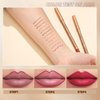 Dulele 12 Colors Slim Lip Liner Pencil Set, Creamy Lip Liner Matte Lipstick Plumping Lip Definer Pencil, Smooth and Long Lasting Natural Lip Makeup (Red)