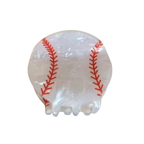Funny Baseball Hair Clip,Acetate Claw Clips,Hair Clips for Women