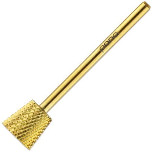 Pana 3/32" 4 Week Backfill Nail Carbide Bit - for Electric Dremel Drill Machine (Medium, Gold (Inverted Backfill))