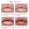 DENESTUP Lip Liner Set, 6 Colors Longwear and Pigmented Matte Lip Pencil Makeup, Smooth Application, Retractable Waterproof Lip Liner