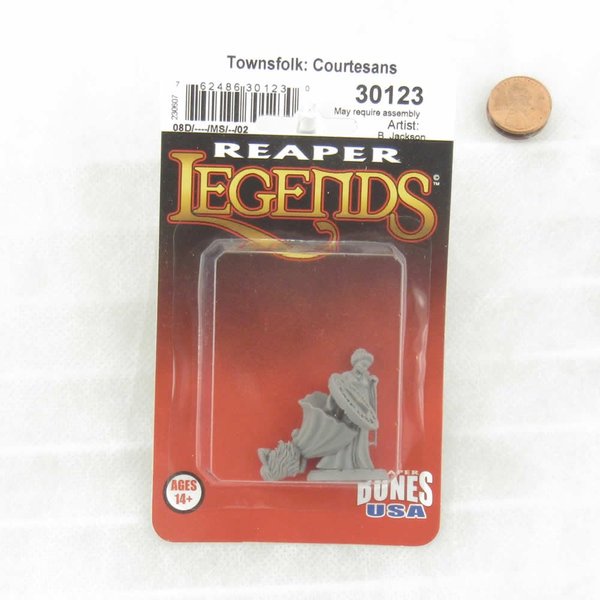Reaper Miniatures Townsfolk Courtesans Miniature Figure 25mm Heroic Scale Reaper Bones USA