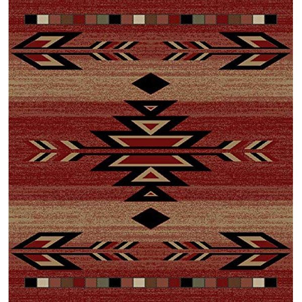 Mayberry Rugs Rio Grande Area Rug, 2'3"x3'3", Red