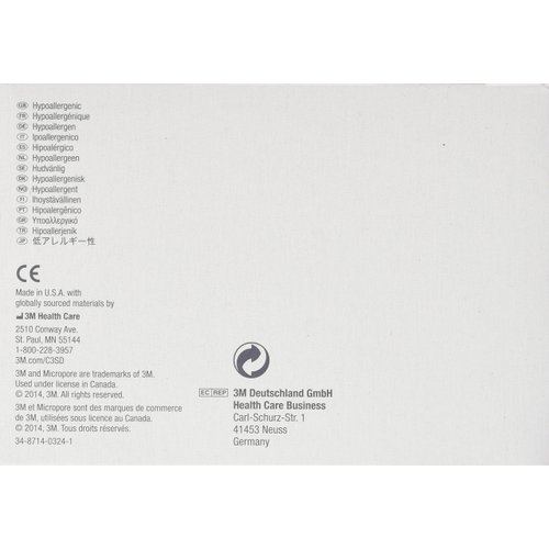 2 X Medical Tape MicroporeTM Paper 2 Inch X 10 Yards, 6 Per Box