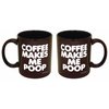 Funny Guy Mugs Coffee Makes Me Poop Ceramic Coffee Mug - 11oz - Ideal Funny Coffee Mug for Women and Men - Hilarious Novelty Coffee Cup with Witty Sayings
