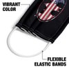 Popfunk Batman American Flag Bat Logo 1-Ply Reusable Face Mask Covering with Adjustable Nose Wire, Unisex