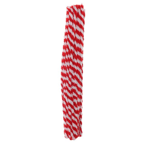 VALICLUD Christmas Cleaners Craft Cleaners Craft Chenille Stems White Red Cleaners Bulk DIY Art Craft Decorations 50pcs