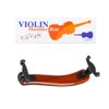 AMZZ Maple Wood Violin Shoulder Rest for 4/4 and 3/4 Violins, Collapsible and Height Adjustable, Fits 3/4 to 4/4 Violins and 12-13" Violas, Comfortable for Better Playing Experience.