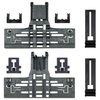 Upgraded W10546503 Upper Rack Adjuster & W10195840 Dishwasher Top Rack Adjuster & W10195839 Rack Adjuster & W10250160 Arm Clip-Lock (8pcs) Replacement for Whirlpool Dishwasher