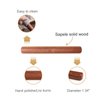 Muso Wood Small Rolling Pin for Baking,Wooden Rolling Pin 11 inches for Fondant, Pie Crust, Cookie, Pastry, Dough-Easy to Clean(Sapele)