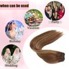 Clip in Hair Extensions Human Hair 120g Real Human Hair Extensions Clip in Balayage Chocolate Brown to Caramel Blonde 8PCS Clip in Straight Remy Hair Extensions (18inch,#4/27/4)