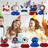 DTOFOOT Baseball Party Decorations, 10Pcs Baseball Themed Honeycomb Centerpiece Baseball Decorations for Tables Baseball Birthday Party Supplies for Kids Boys Kids Sports Party Favors
