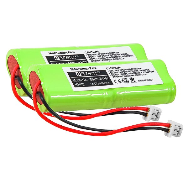Syenrgy Digital Dog Collar Batteries Combo-Pack Works with Dogtra 1500NCP Receiver Dog Collar, Includes: 2 x SDDC-H1102 Batteries