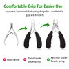 Podiatrist Toenail Clippers，Professional Ingrown or Thick Toe Nail Clippers for Men & Seniors ，Toe Clippers Podiatrist Tool Pedicure Clippers Toenail Cutters Nipper Precision Diabetic Toenail Clipper