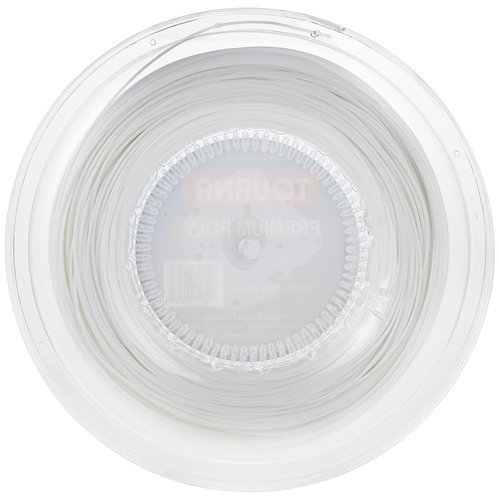 Tourna Premium Poly 17g Reel Tennis String, Pearl