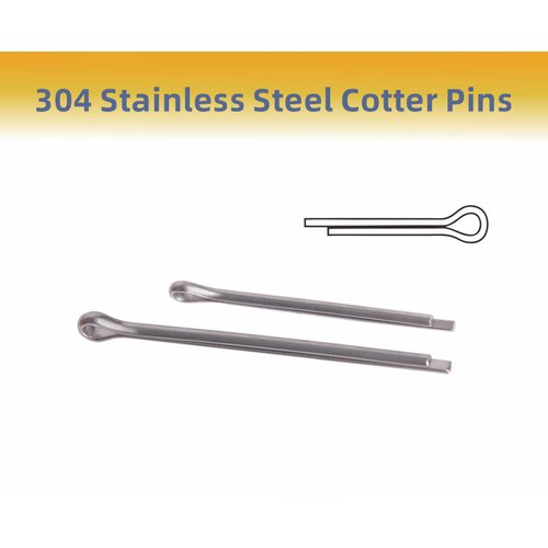 Mariyandh Cotter Pin Assortment Kit,Hardware Pins 130PCS 7 Sizes(M1-M4) Stainless Steel Cotter Pins Trailer Hitch Pin Spring Fastener Assortment Kit for Automotive,Trucks,Small Engine Repair