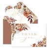 AnyDesign Boho Floral Thank You Cards Bulk 24 Pack Flowers Note Cards with Envelopes Stickers Boho Style Blank Cards for Bridal Shower Baby Shower Wedding Supplies, 4 x 6 Inch