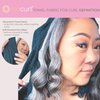 Octocurl Heatless Curls Headband - Overnight Hair Curlers and Rollers for Long Hair (Microfiber - White)