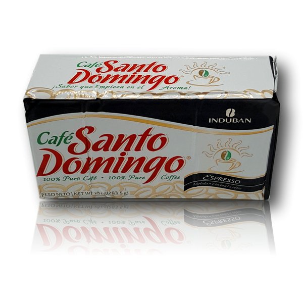 Cafe Santo Domingo Espresso Ground coffee 10 oz Brick
